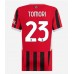 Maillot de foot AC Milan Fikayo Tomori #23 Domicile vêtements Femmes 2024-25 Manches Courtes